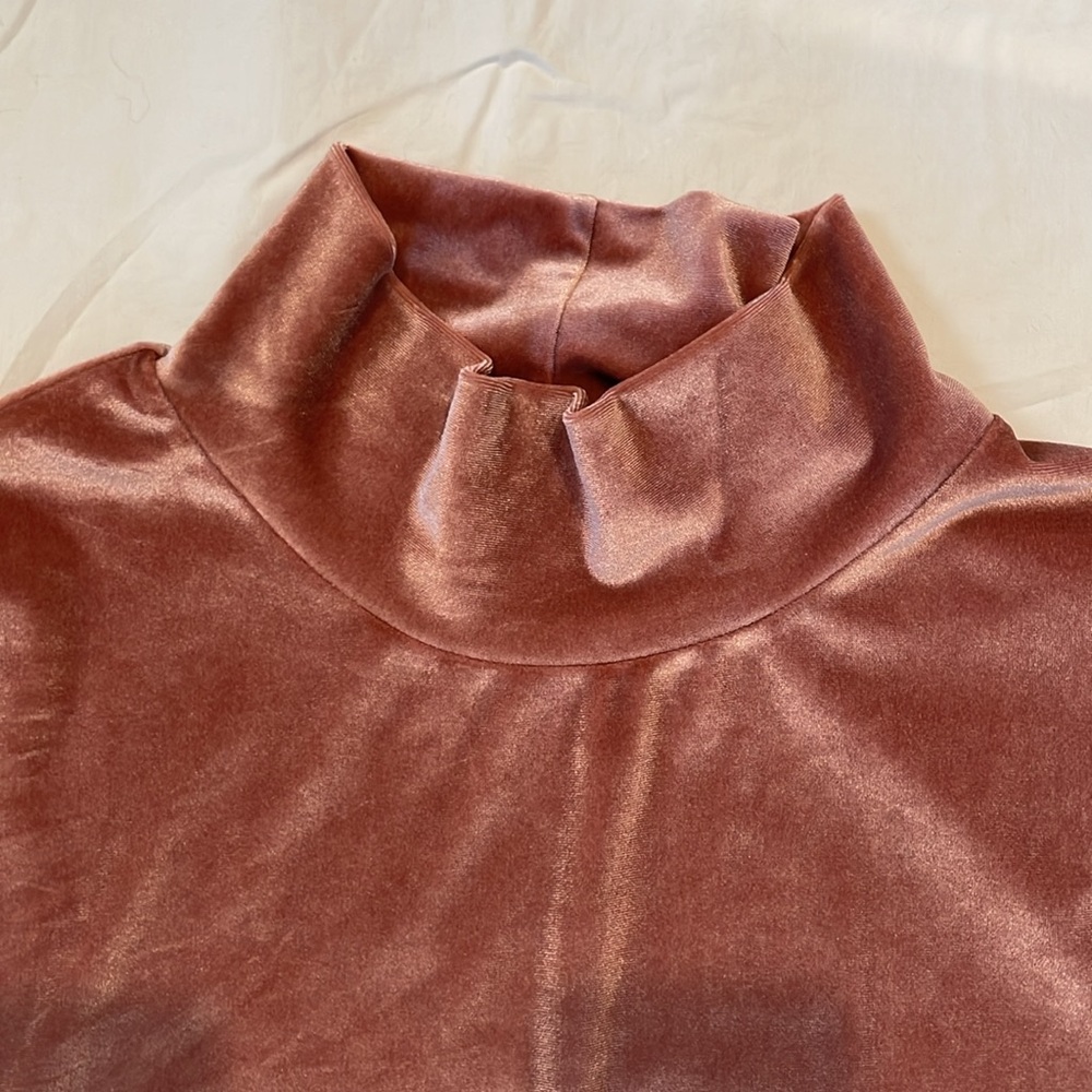🇨🇦PAPER LABEL velour top - Picture 4 of 9